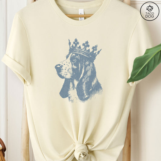Basset Hound Crown T-Shirt