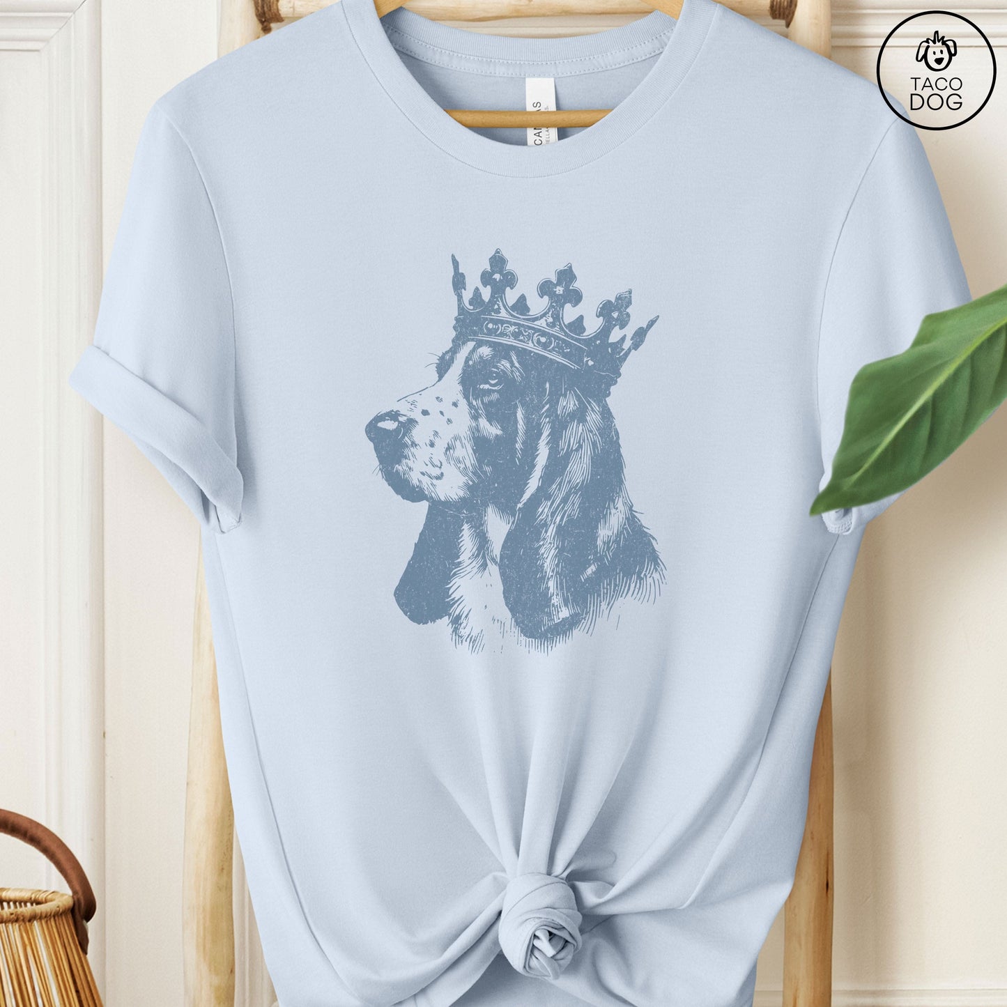 Basset Hound Crown T-Shirt