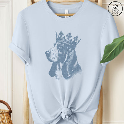 Basset Hound Crown T-Shirt