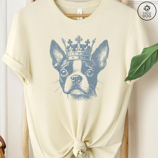 Boston Terrier Crown King T-Shirt