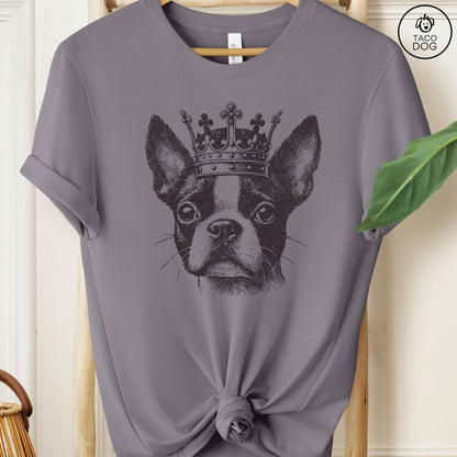 Boston Terrier Crown King T-Shirt