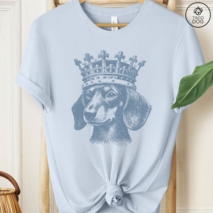 Dachshund Doxie Wiener Dog Crown T-Shirt