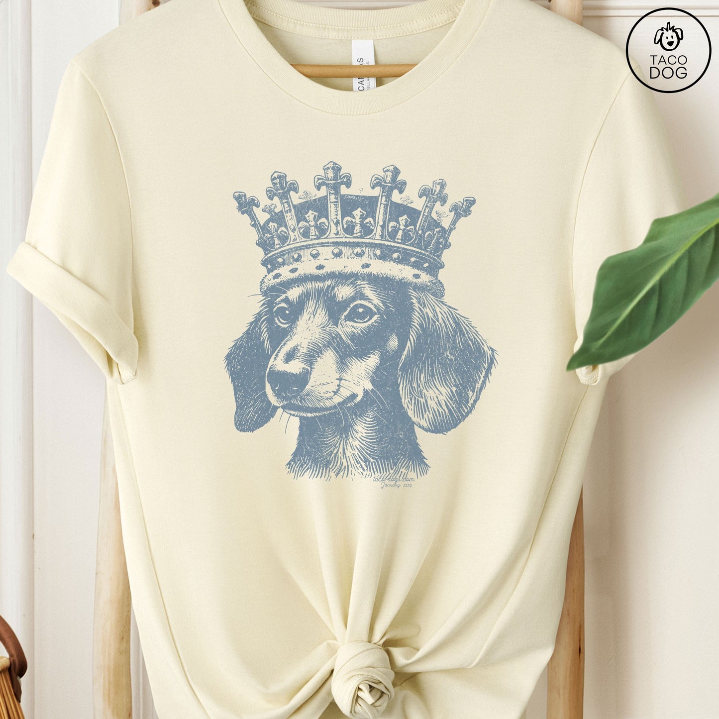 Dachshund Doxie Wiener Dog Crown T-Shirt
