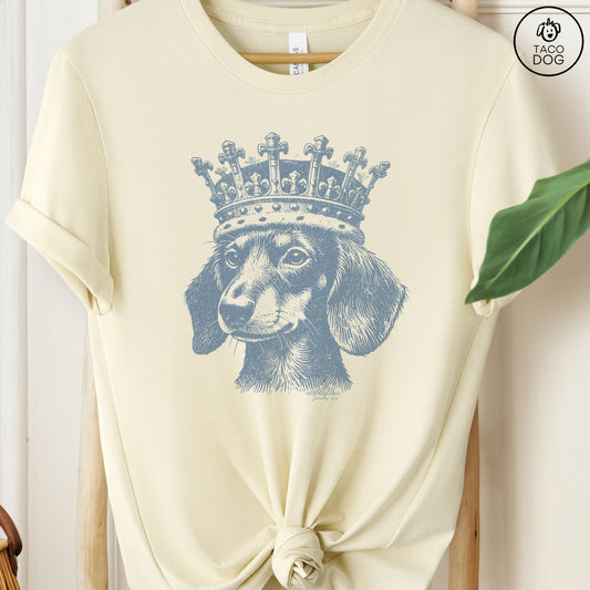 Dachshund Doxie Wiener Dog Crown T-Shirt