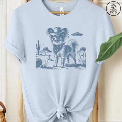 Papillon Cowboy Ink Space Cowboy UFO T-Shirt