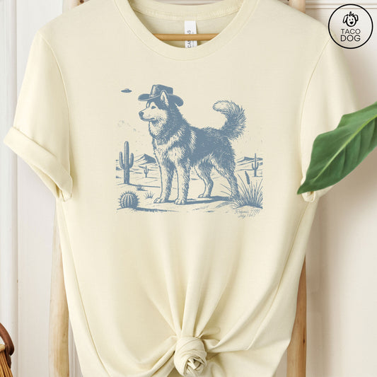 Husky Cowboy Ink Space Cowboy UFO T-Shirt