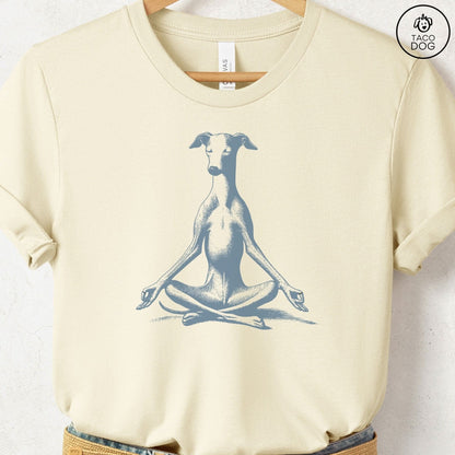 Italian Greyhound Whippet Iggy Meditate Yoga T-Shirt