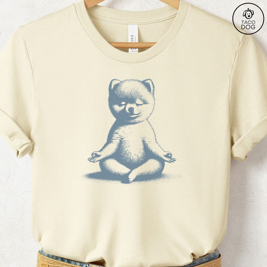 Pomeranian Meditate Yoga T-Shirt