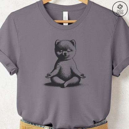 Pomeranian Meditate Yoga T-Shirt