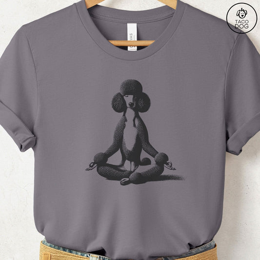 Poodle Meditate Yoga T-Shirt