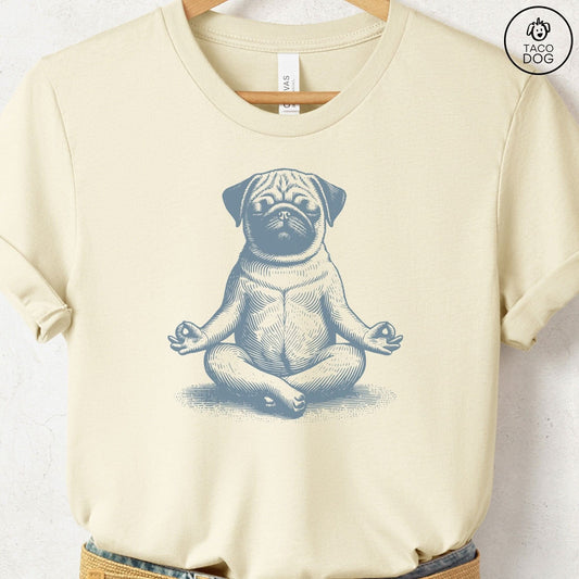 Pug Meditate Yoga T-Shirt