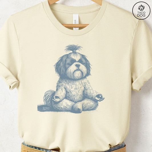 Shih Tzu Meditate Yoga T-Shirt