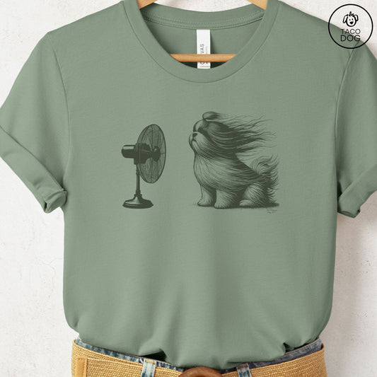 Shih Tzu Fan T-Shirt Sage Taco-Dog