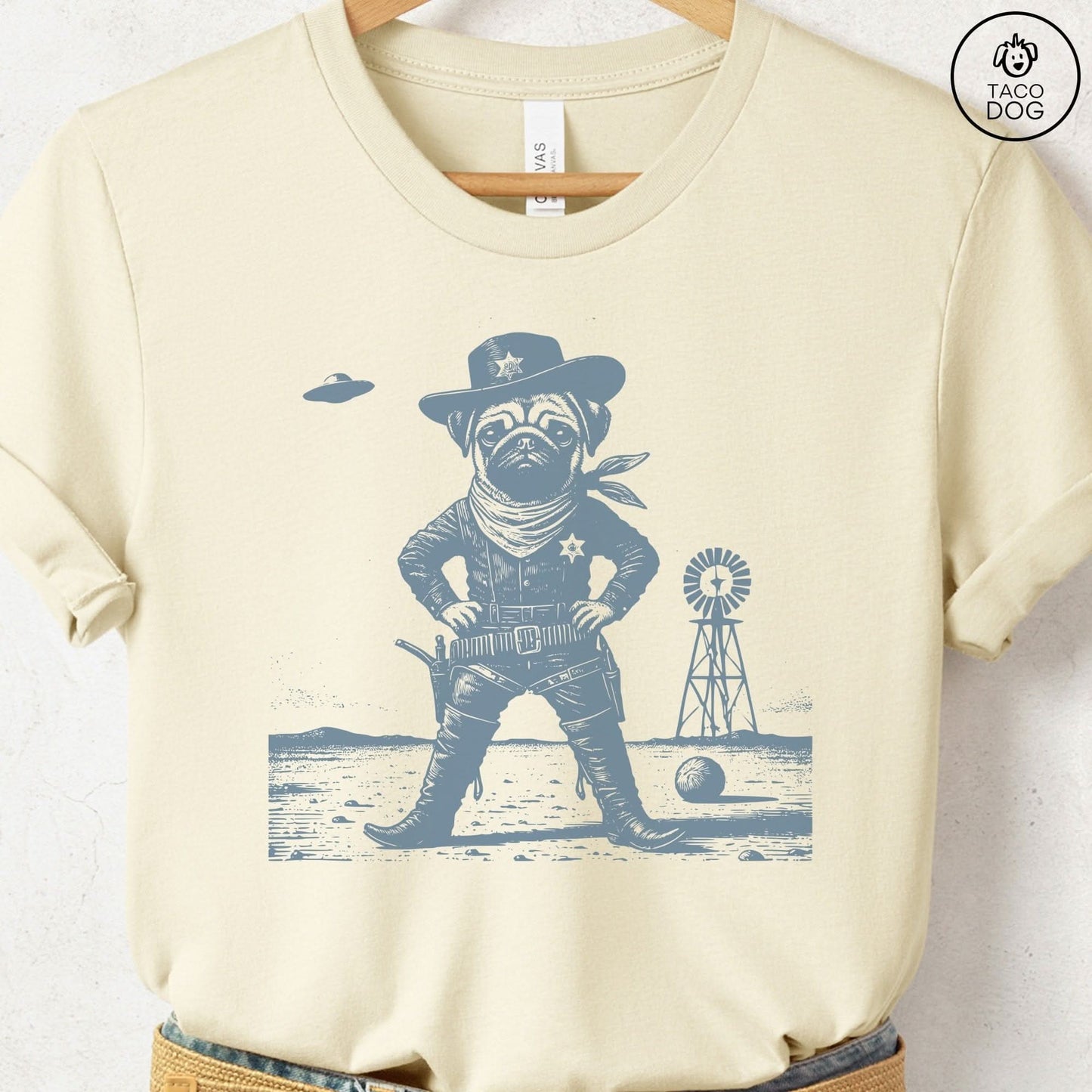 Pug Sheriff T-Shirt
