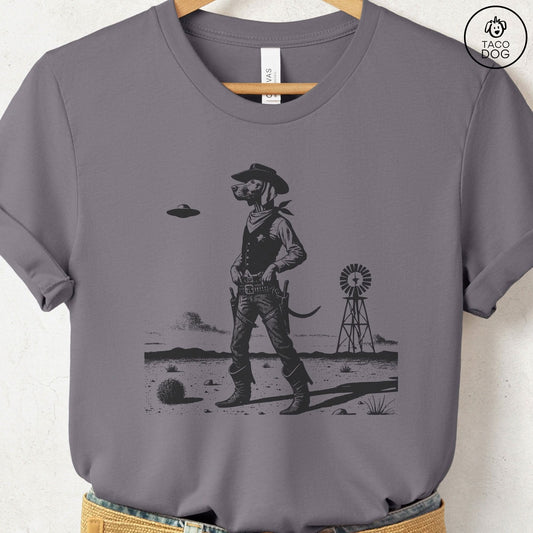 Vizsla Sheriff T-Shirt Storm Taco-Dog