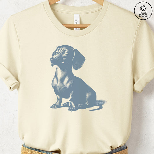 Dachshund Eye Rolling Disapproving Dog T-Shirt