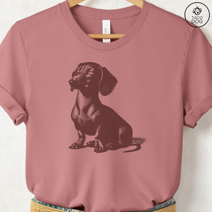 Dachshund Eye Rolling Disapproving Dog T-Shirt