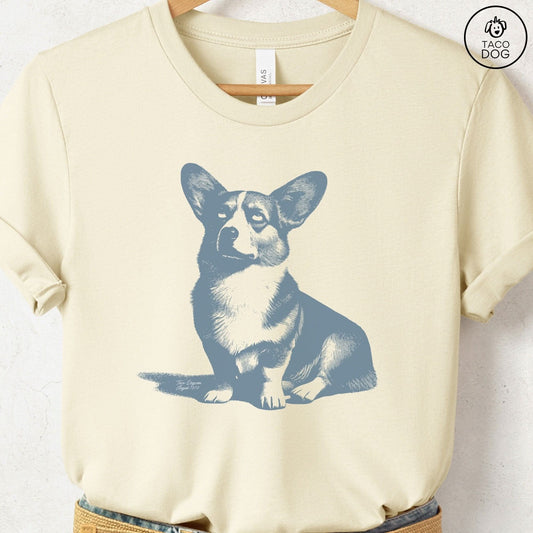 Corgi Eye Rolling Disapproving Dog T-Shirt