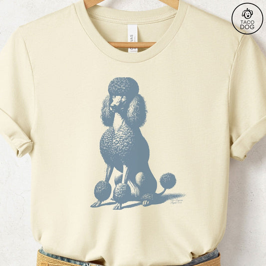 Poodle Eye Rolling Disapproving Dog T-Shirt