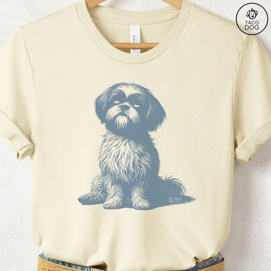 Shih Tzu Eye Rolling Disapproving Dog T-Shirt
