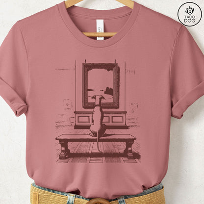 Italian Greyhound Whippet Art Gallery Museum T-Shirt