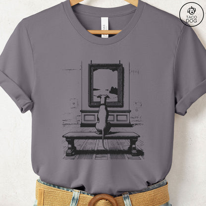 Italian Greyhound Whippet Art Gallery Museum T-Shirt