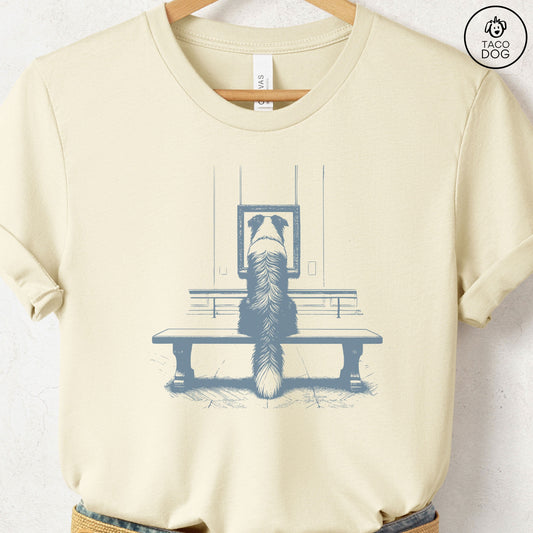 Australian Shepherd Aussie Museum Art Gallery T-Shirt