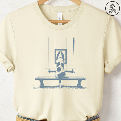 Basset Hound Museum Art Gallery T-Shirt