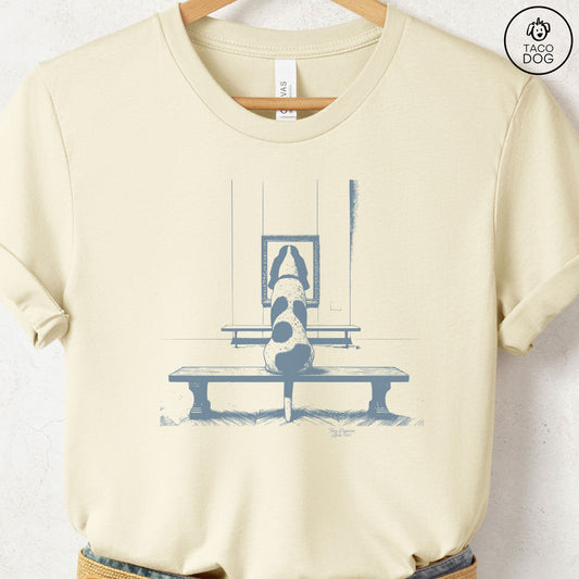 Basset Hound Museum Art Gallery T-Shirt