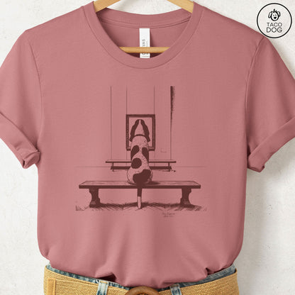 Basset Hound Museum Art Gallery T-Shirt