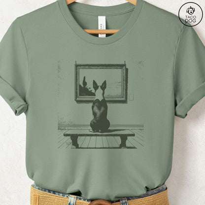 Boston Terrier Museum Art Gallery T-Shirt