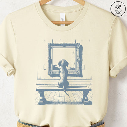 Dachshund Wiener Dog Doxie Sausage Dog Museum Art Gallery T-Shirt