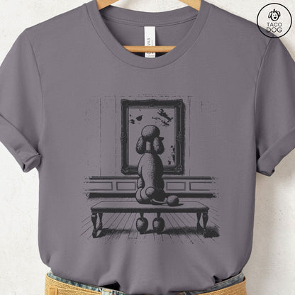 Poodle Museum Art Gallery T-Shirt