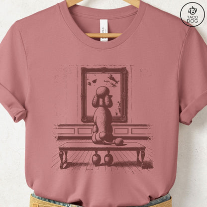 Poodle Museum Art Gallery T-Shirt