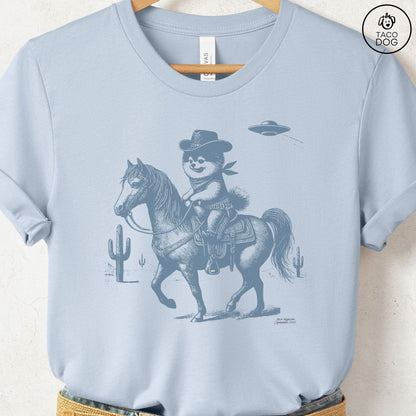 Pomeranian Horseback Cowboy T-Shirt