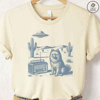 Pomeranian Vintage Radio T-Shirt