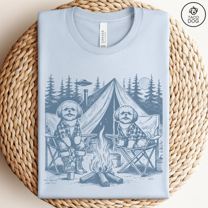 Shih Tzu Camping T-Shirt