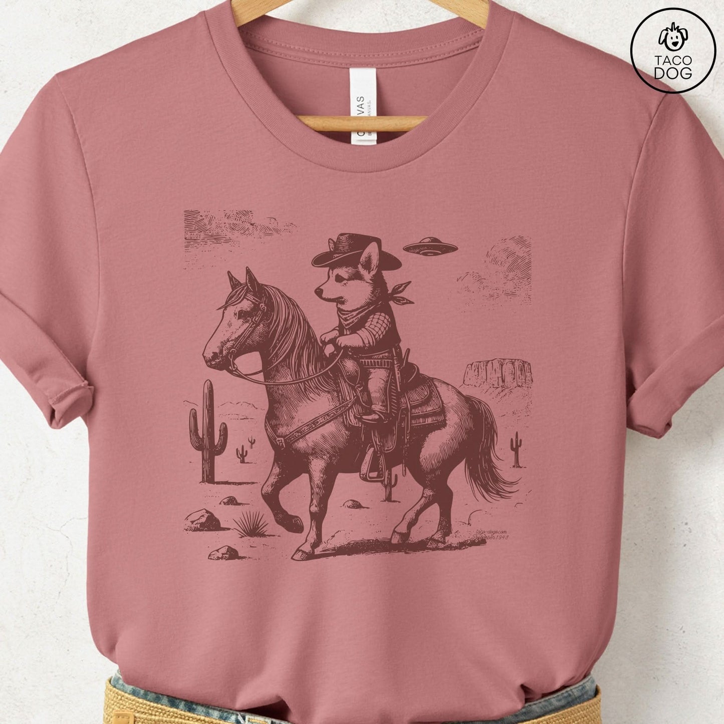 Corgi Horseback T-Shirt