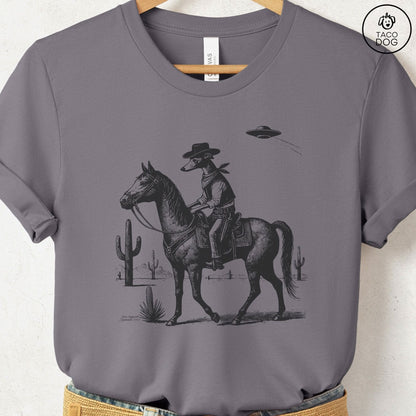 Italian Greyhound Whippet Horseback T-Shirt