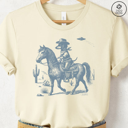 Dachshund Wiener Dog Horseback T-Shirt