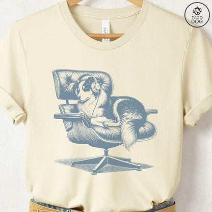 Australian Shepherd Eames Headphones T-Shirt