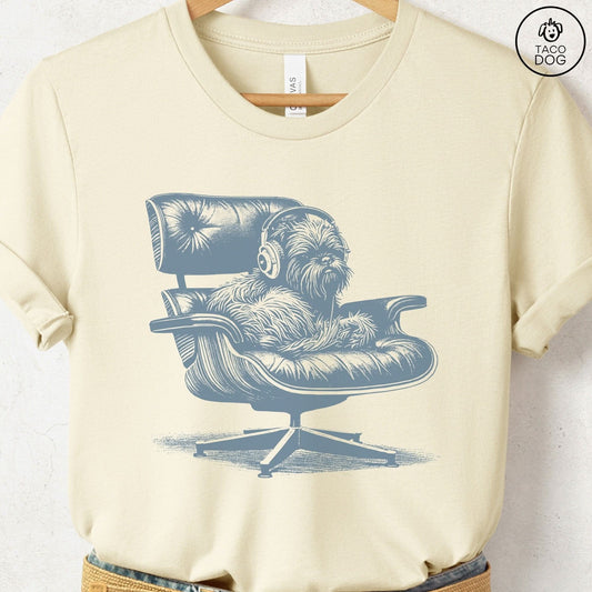 Brussels Griffon Eames Headphones T-Shirt