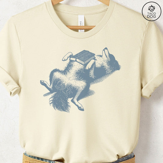 Australian Shepherd Book Nap T-Shirt