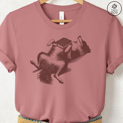 Australian Shepherd Book Nap T-Shirt