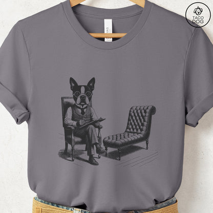 Boston Terrier Therapy Dog T-Shirt