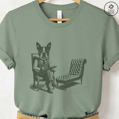 Boston Terrier Therapy Dog T-Shirt