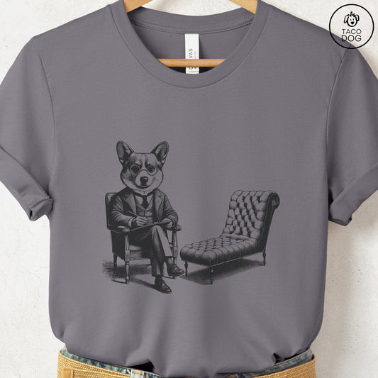 Corgi Therapy Dog T-Shirt Storm Taco-Dog