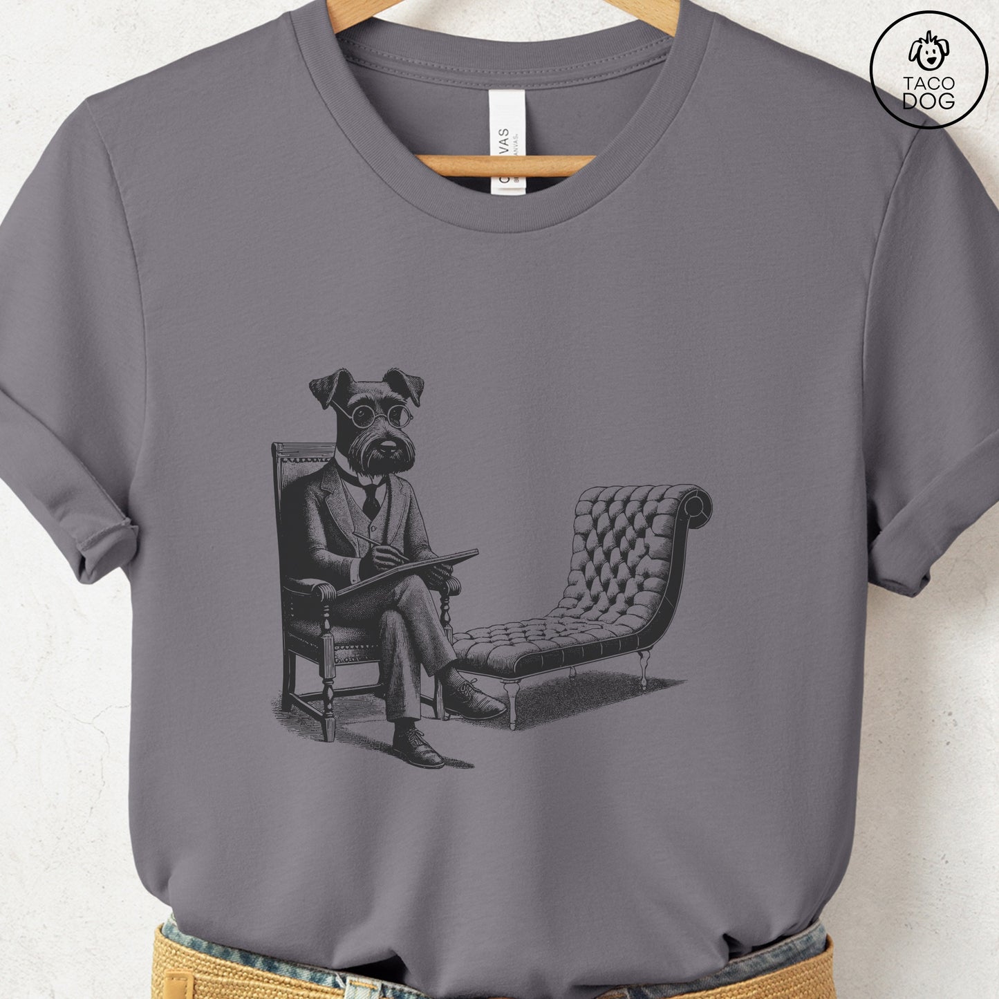 Schnauzer Therapy Dog T-Shirt