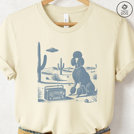 Poodle Vintage Radio T-Shirt