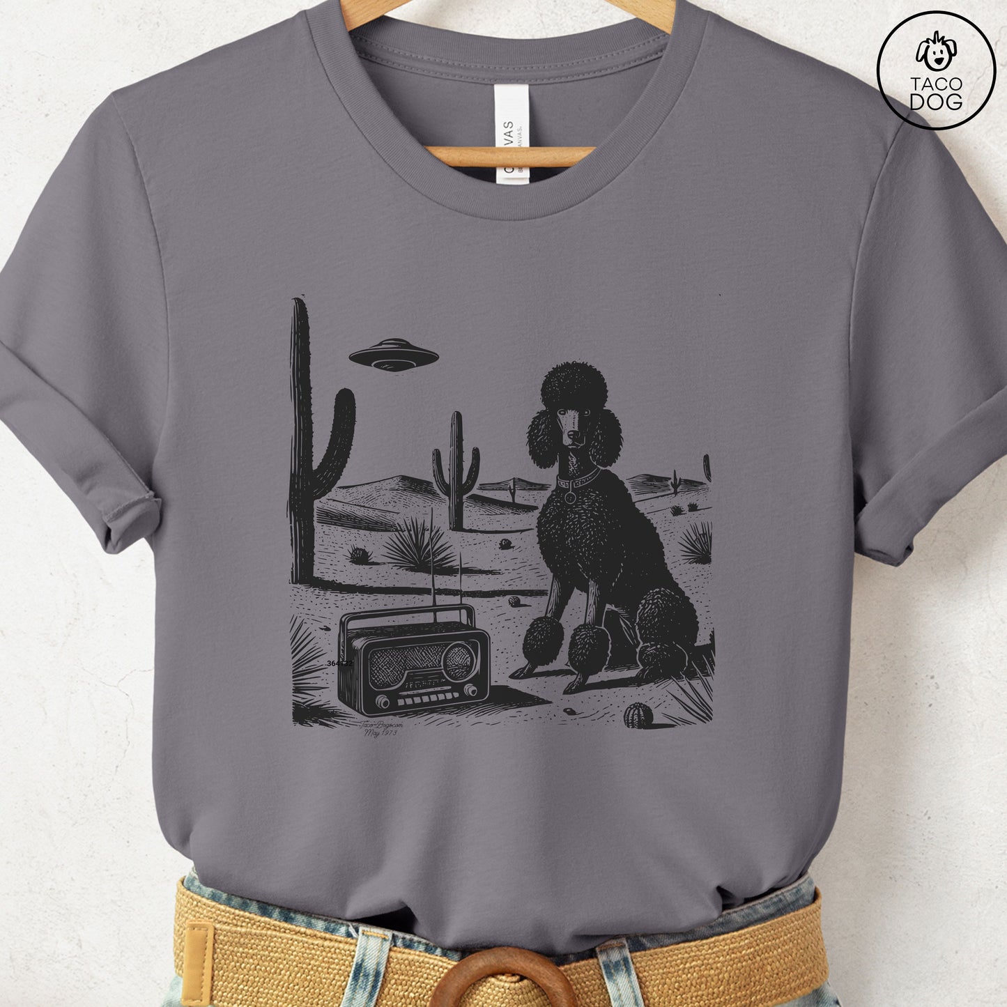 Poodle Vintage Radio T-Shirt